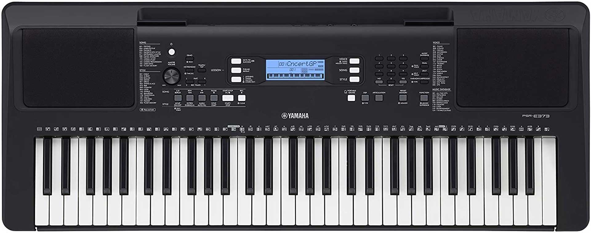 Yamaha ist eine der bekanntesten Keyboard Marken und stellt auch hervorragende Einsteiger-Keyboards wie das PSR-E373 her.