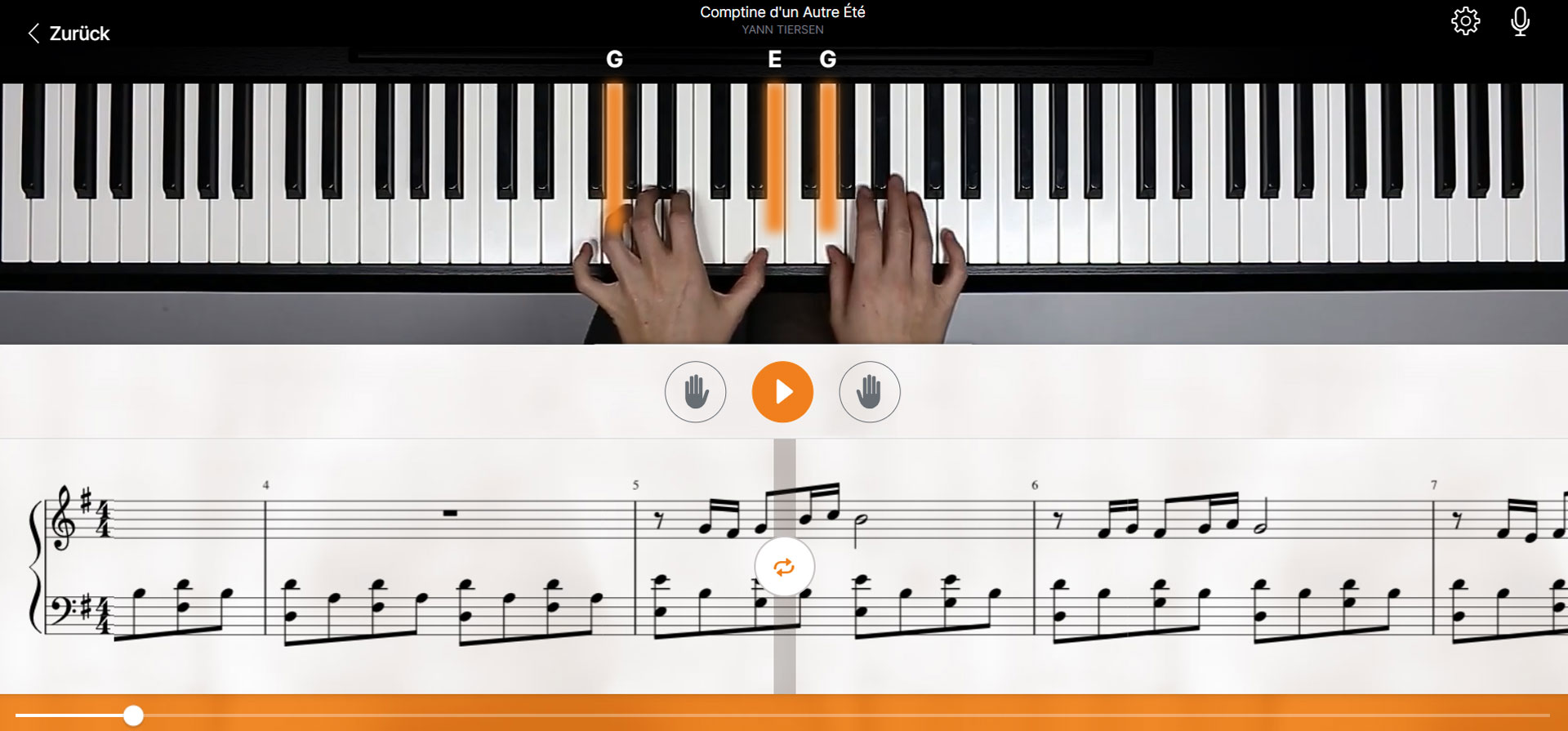 Comptine D Un Autre été Noten Klavier www.e-piano-test.com
