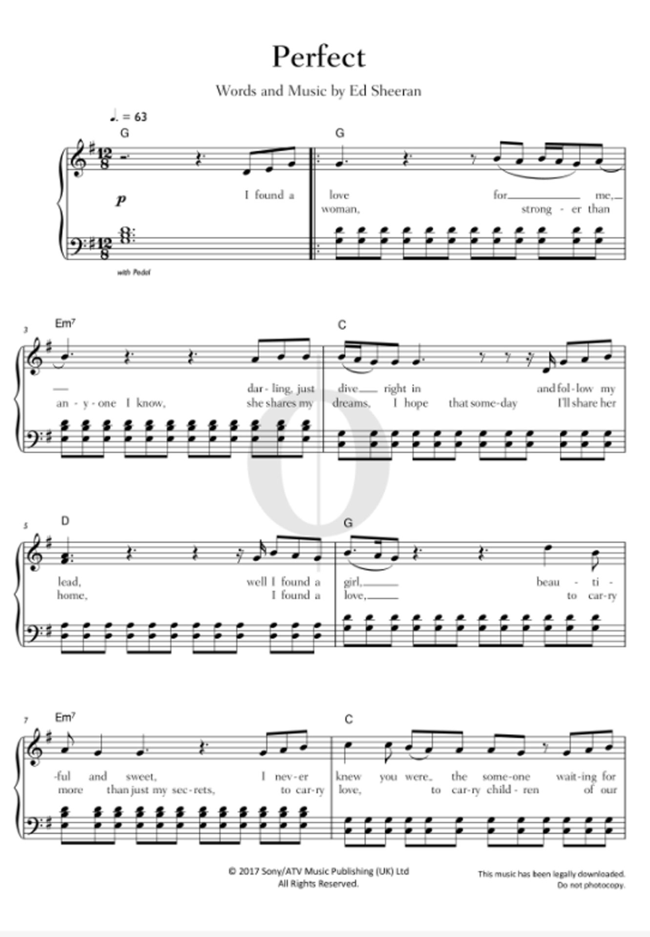 Ed Sheeran Perfect Lyrics - z26iyqf