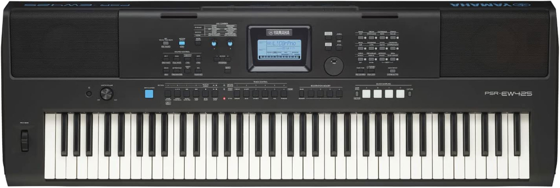 Das Yamaha PSR-EW425 bietet viele Features für die kreative Musikproduktion.
