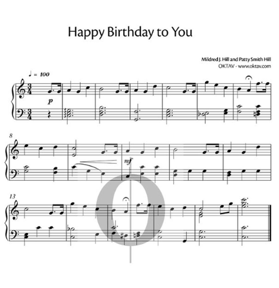 Happy Birthday: So findest du einfache Noten fürs Klavier