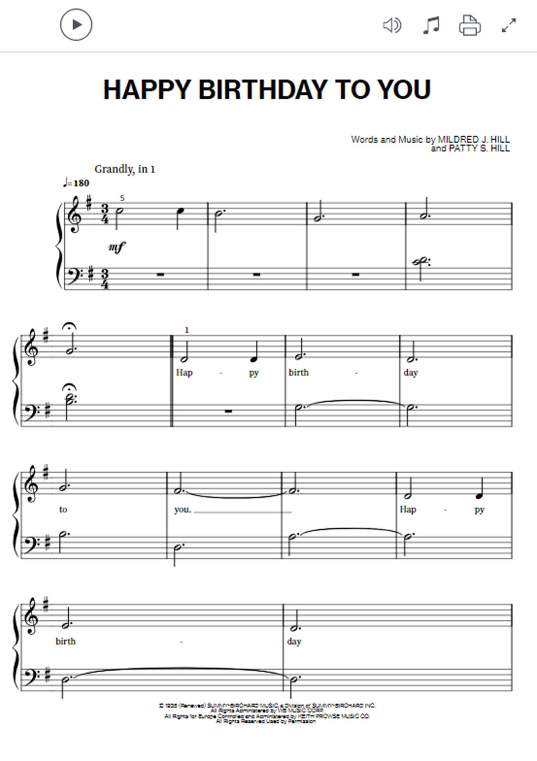 Happy birthday so findest du einfache noten f rs klavier