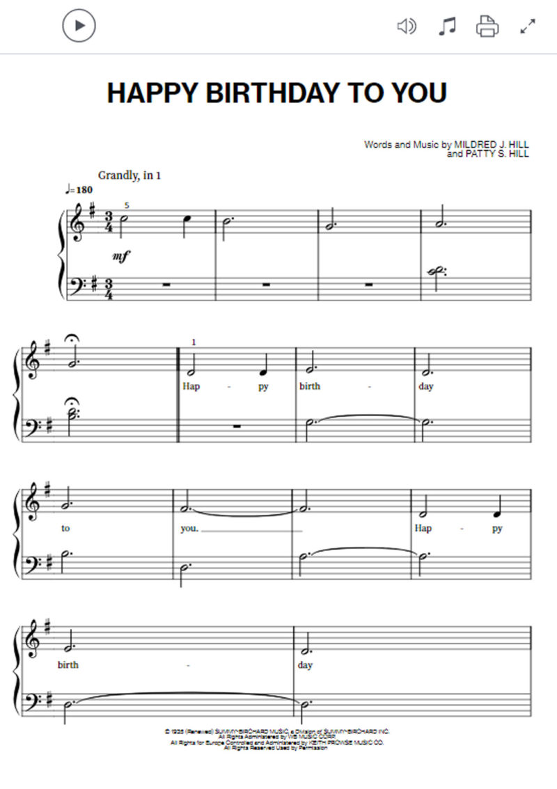 Happy birthday so findest du einfache noten f rs klavier
