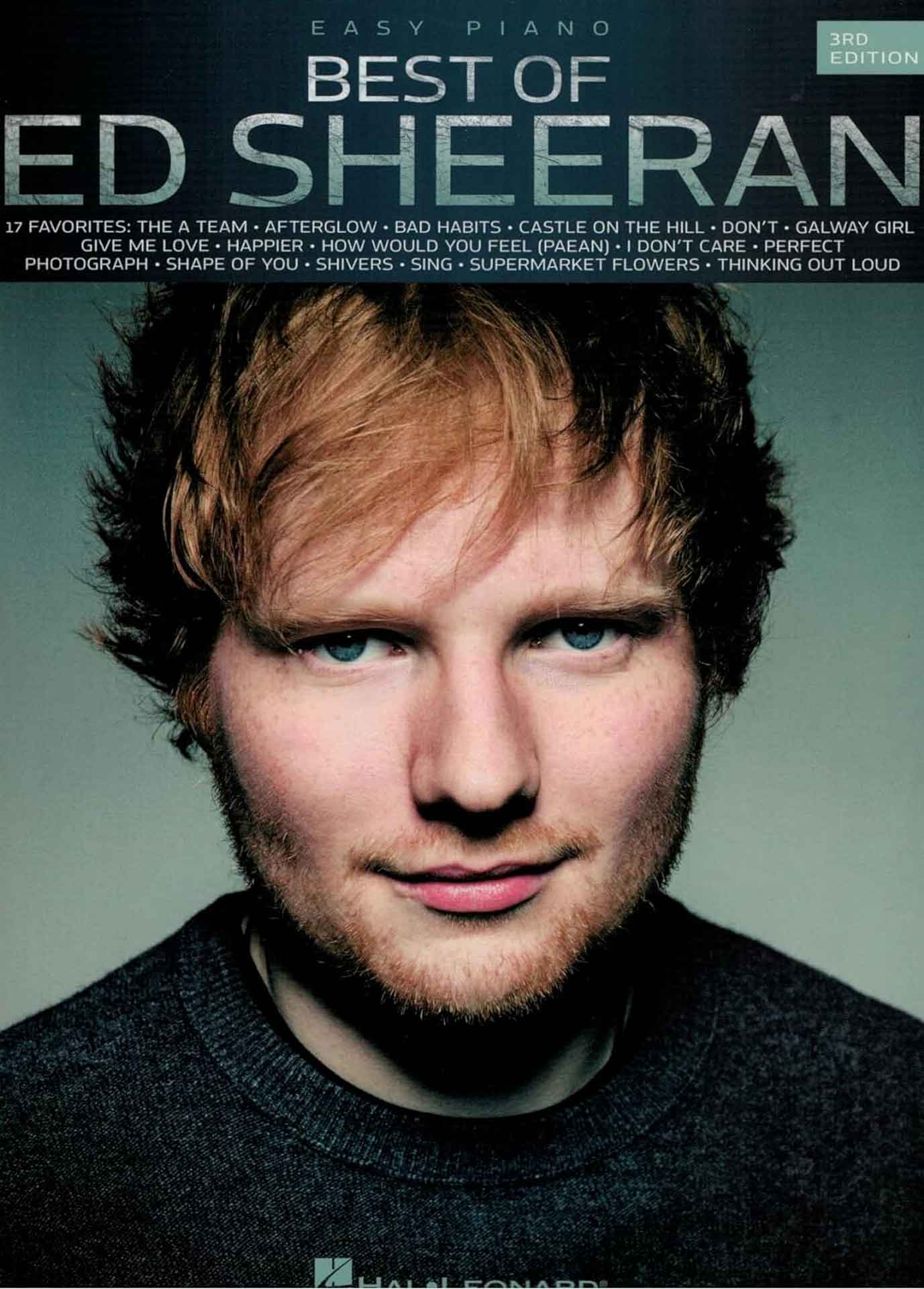 Auch im Songbook von Ed Sheeran findest du leichte Noten von Perfect.