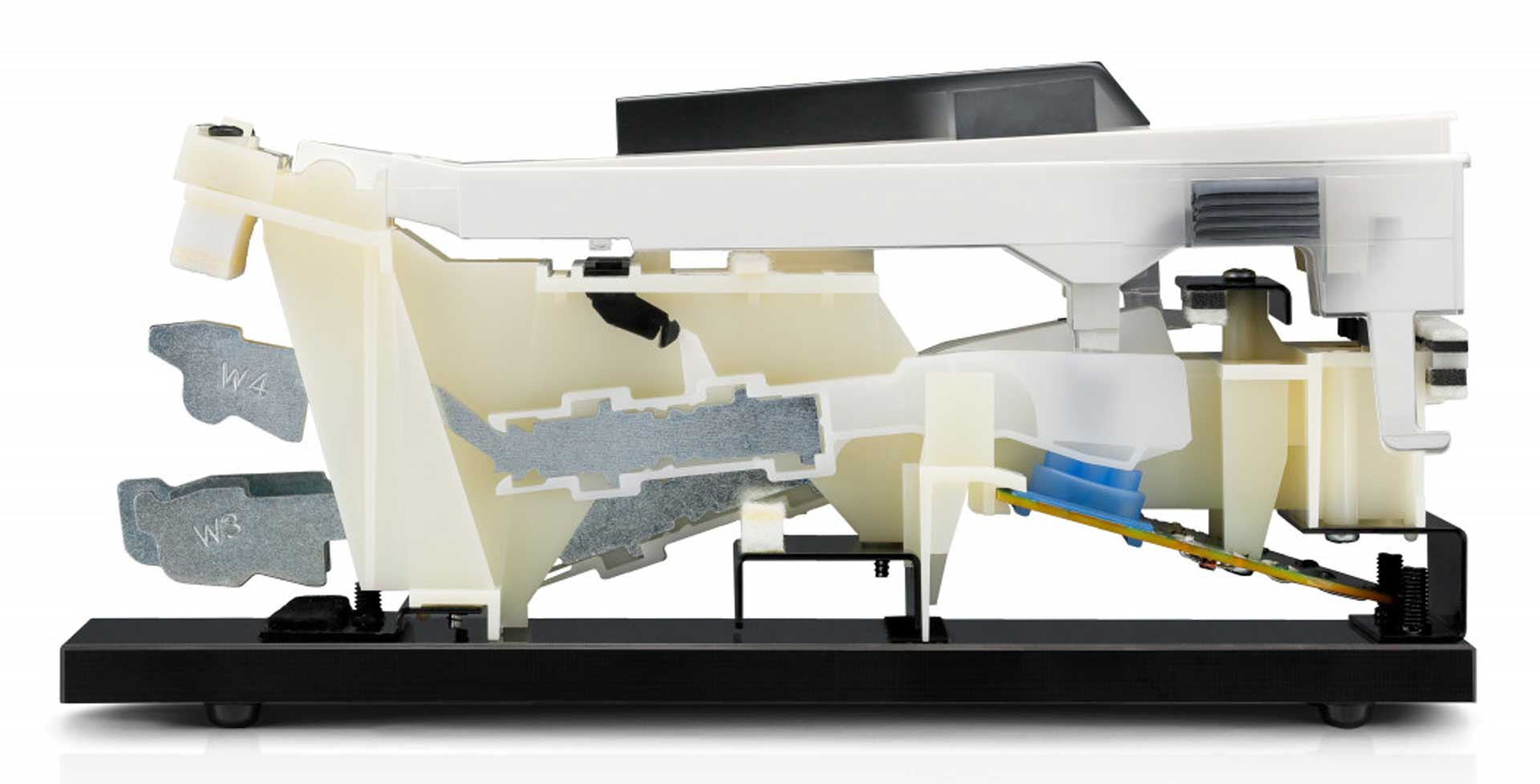 Responsive Hammer III Tastatur: für ein realistisches und reaktionsschnelles Spielgefühl.